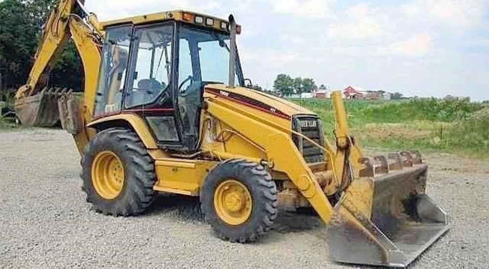 CAT backhoe